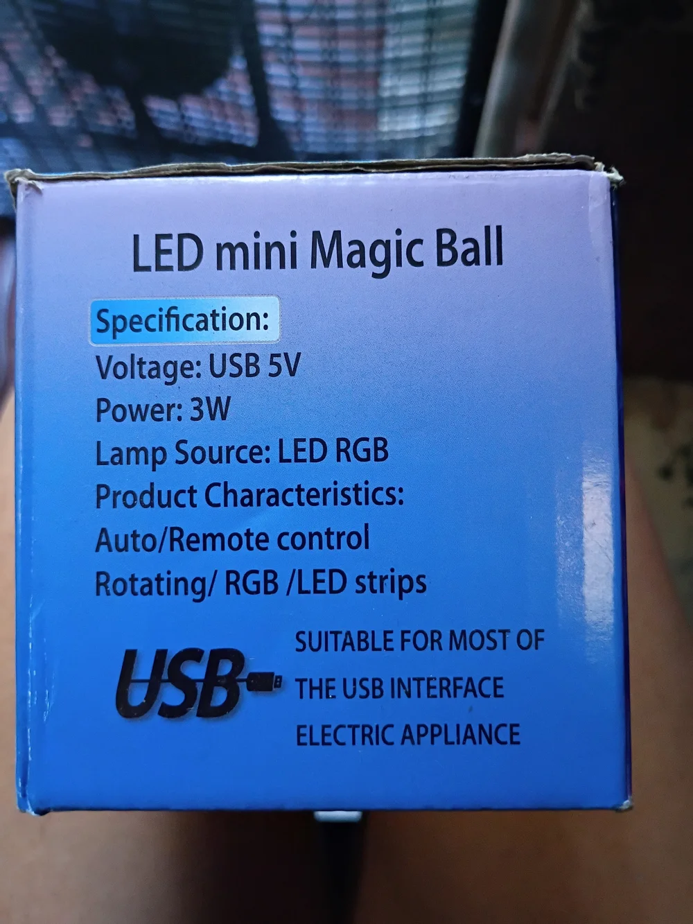Starry LED Projection Light - White/ A Mini Magic Ball